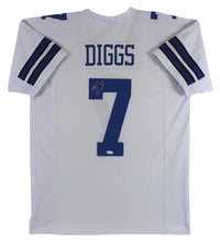 Load image into Gallery viewer, Trevon Diggs Dallas Cowboys Autographed White Football Jersey