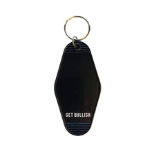 Load image into Gallery viewer, Crafty Illicit Activities Motel Style Keychain in Black