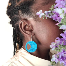 Load image into Gallery viewer, Crescent Moon Celestial Earrings