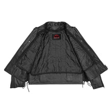 Load image into Gallery viewer, Iron Warrior Men’s Leather Motorcycle Jacket