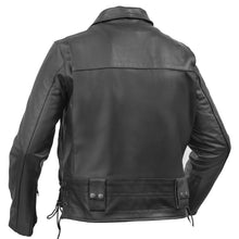 Load image into Gallery viewer, Iron Warrior Men’s Leather Motorcycle Jacket