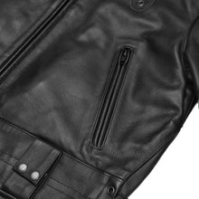 Load image into Gallery viewer, Iron Warrior Men’s Leather Motorcycle Jacket