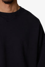 Load image into Gallery viewer, Cropped Crewneck - Washed Black