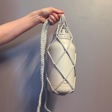 Load image into Gallery viewer, Cross Body Water Bottle Carrier In the Pink | Hands Free Portable Bottle Holder | Drinkware Accessories