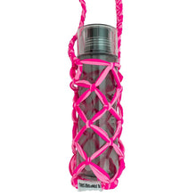 Load image into Gallery viewer, Cross Body Water Bottle Carrier In the Pink | Hands Free Portable Bottle Holder | Drinkware Accessories