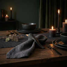 Load image into Gallery viewer, Crow Napkin Ring | Wooden Sculpted Black Bird Serviette Ring Table Napkin Holder | 4" x 2.75"