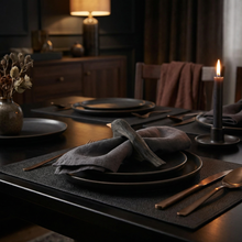 Load image into Gallery viewer, Crow Napkin Ring | Wooden Sculpted Black Bird Serviette Ring Table Napkin Holder | 4" x 2.75"