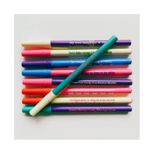 Load image into Gallery viewer, Crusty Old Gen X Lady Who Can't Even Ballpoint Pen in Violet | Gen Z Aesthetic Blue Ink
