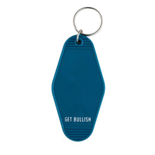 Load image into Gallery viewer, Crusty Old Gen X Lady Who Can't Even Motel Keychain in Blue