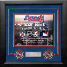 Load image into Gallery viewer, Chicago Cubs Custom MLB Baseball 8x10 Picture Frame Kit (Multiple Colors)