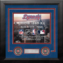 Load image into Gallery viewer, Chicago Cubs Custom MLB Baseball 11x14 Picture Frame Kit (Multiple Colors)