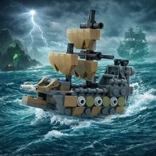 Load image into Gallery viewer, Mini The Flying Dutchman Pirate Ship