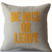 Load image into Gallery viewer, Custom Throw Pillow Cover in Yellow Applique