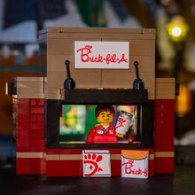 Load image into Gallery viewer, Brick-Fil-A Stand with Employee Minifig