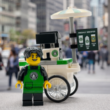 Load image into Gallery viewer, Somanybucks Coffee Cart with Minifig
