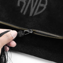 Load image into Gallery viewer, Customized Black Velvet Purse