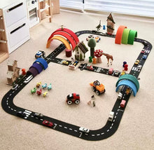 Load image into Gallery viewer, Rubber Roads Play Set