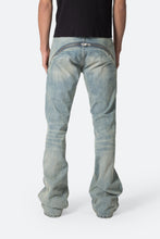 Load image into Gallery viewer, D519 Zipper Flare Denim - Vintage Blue