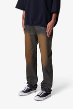 Load image into Gallery viewer, D732 Rust Wash Denim - Black/Brown