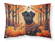 Load image into Gallery viewer, Affenpinscher Fall Fabric Standard Pillowcase – Artistic Decorative Front, White Back
