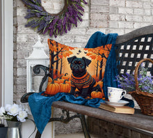 Load image into Gallery viewer, Affenpinscher Fall Fabric Decorative Pillow