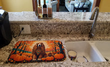 Load image into Gallery viewer, Afghan Hound Fall Dish Drying Mat