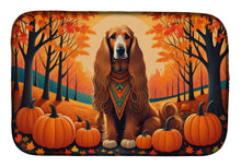 Load image into Gallery viewer, Afghan Hound Fall Dish Drying Mat