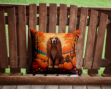Load image into Gallery viewer, Afghan Hound Fall Throw Pillow - 14x14 Decorative Pillow – Art for Your Home &amp; Patio