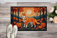Load image into Gallery viewer, Akita Fall Doormat -  18x27 Decorative Floor Mat – Indoor/Outdoor Rug