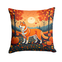 Load image into Gallery viewer, Akita Fall Fabric Decorative Pillow