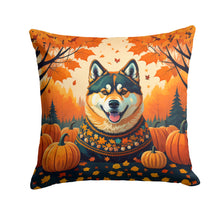 Load image into Gallery viewer, Akita Fall Fabric Decorative Pillow