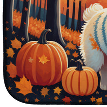 Load image into Gallery viewer, American Eskimo Fall Dish Drying Mat