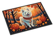 Load image into Gallery viewer, American Eskimo Fall Doormat -  18x27 Decorative Floor Mat – Indoor/Outdoor Rug