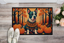 Load image into Gallery viewer, Pit Bull Terrier Fall Doormat - 24x36 Decorative Floor Mat – Indoor/Outdoor Rug with Artistic Flair