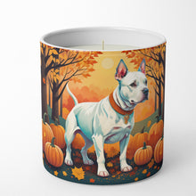 Load image into Gallery viewer, White Pit Bull Terrier Fall Decorative Soy Candle