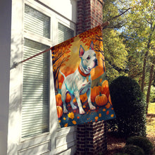 Load image into Gallery viewer, White Pit Bull Terrier Fall House Flag