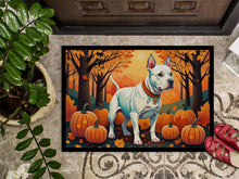 Load image into Gallery viewer, White Pit Bull Terrier Fall Doormat -  18x27 Decorative Floor Mat – Indoor/Outdoor Rug
