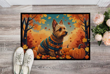 Load image into Gallery viewer, Australian Terrier Terrier Fall Doormat -  18x27 Decorative Floor Mat – Indoor/Outdoor Rug