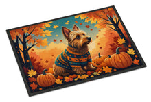 Load image into Gallery viewer, Australian Terrier Terrier Fall Doormat -  18x27 Decorative Floor Mat – Indoor/Outdoor Rug