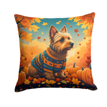 Load image into Gallery viewer, Australian Terrier Terrier Fall Fabric Decorative Pillow