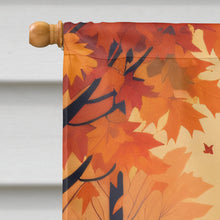 Load image into Gallery viewer, Red Basenji Fall House Flag
