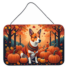 Load image into Gallery viewer, Red Basenji Fall Wall or Door Hanging Prints