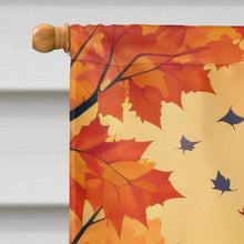 Load image into Gallery viewer, Basenji Fall House Flag
