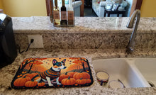 Load image into Gallery viewer, Basenji Fall Dish Drying Mat