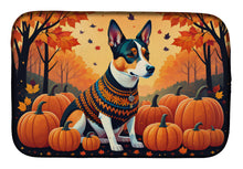 Load image into Gallery viewer, Basenji Fall Dish Drying Mat