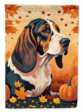 Load image into Gallery viewer, Basset Hound Fall House Flag