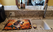 Load image into Gallery viewer, Basset Hound Fall Dish Drying Mat