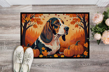 Load image into Gallery viewer, Basset Hound Fall Doormat -  18x27 Decorative Floor Mat – Indoor/Outdoor Rug