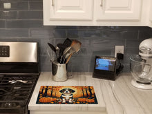 Load image into Gallery viewer, Beagle Fall Glass Cutting Boards – Durable, Decorative Kitchen Art Large
