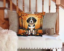 Load image into Gallery viewer, Beagle Fall Throw Pillow - 14x14 Decorative Pillow – Art for Your Home &amp; Patio